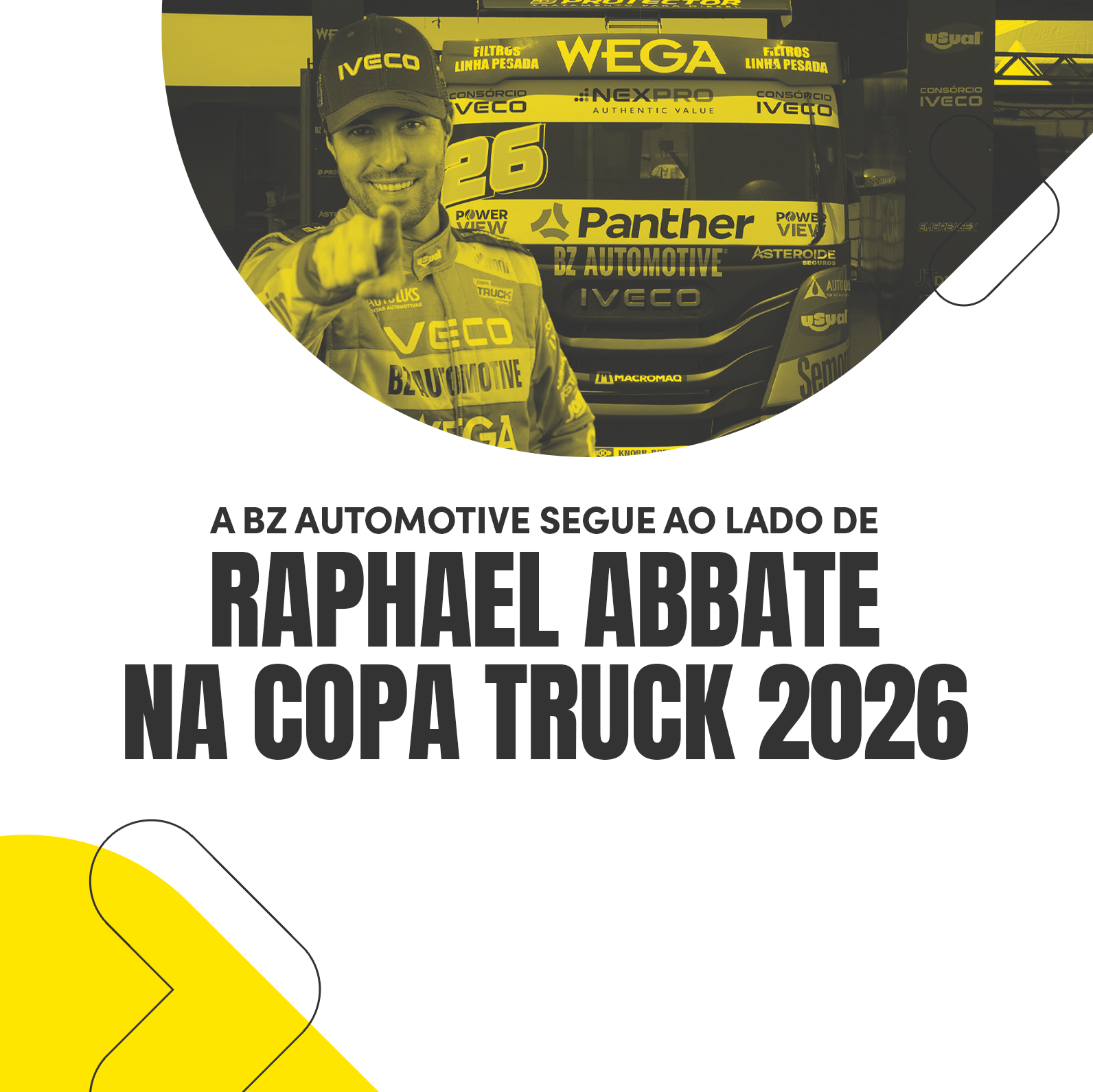 BZ Automotive segue ao lado de Raphael Abbate na Copa Truck 2026